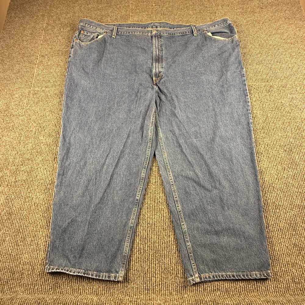 Levis 560 Mens Size 64x30 Comfort Fit Tapered Leg Blue Denim Jeans  01560-4886